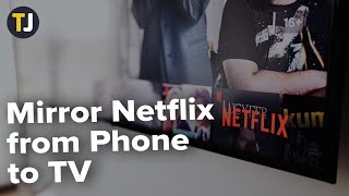 How to Mirror Netflix From Phone to TV [upl. by Zacharie509]