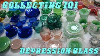 Collecting 101 Depression Glass The History Popularity Patterns and Value Episode 11 [upl. by Nahallac330]