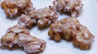 How to Make Apple Fritters  Easy Homemade Apple Fritter Recipe [upl. by Aleinad]