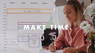 How to make time for EVERYTHING  scheduling tips ⏰ [upl. by Alyehs647]