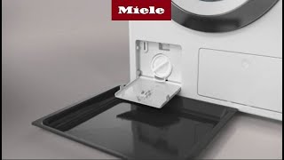 Washing machine W1  Cleaning the water inlet and outlet filters  Miele [upl. by Nodnyl]