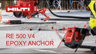 HOWTO Hilti RE 500 V4 SDS Plus Underwater installation with hammer drill bit [upl. by Racklin445]