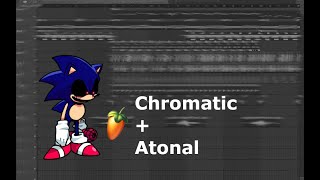 RELEASED CUSTOM SONICEXE CHROMATIC  ATONAL  FNF [upl. by Johanna249]