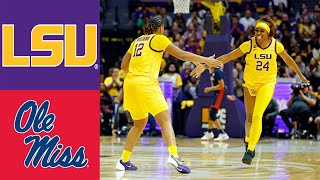 LSU vs Ole Miss Full Game Womens College Basketball 2025 [upl. by Madelaine]