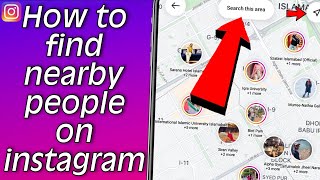 How To Find Nearby People On Instagram [upl. by Koslo128]