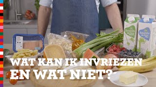 Eten invriezen wat wel wat niet  Slimme Sjef  Voedingscentrum [upl. by Selene546]