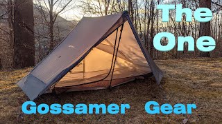 Gossamer Gear The One Review and Setup  Ultralight Tent [upl. by Alinoel84]