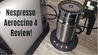 Nespresso Aeroccino 4 Milk Frother Review  Worth upgrading from the Aeroccino 3 [upl. by Reginauld110]