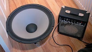 Guitar Speaker Test And Replacement [upl. by Lilhak861]