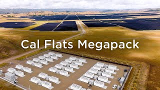 Tesla Megapack  Cal Flats [upl. by Sucerdor]