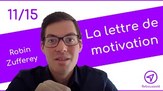 1115 Comment écrire une lettre de motivation Un exemple dans le détail [upl. by Dillie]