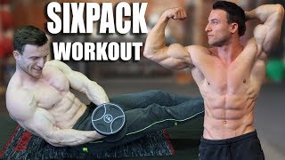 Schnellster SIXPACK Muskelaufbau  Workout im Hypertrophiebereich [upl. by Yleak]