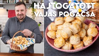 Hajtogatott vajas pogácsa  Mindmegettehu [upl. by Selyn991]