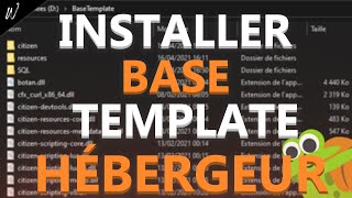 INSTALLER MA BASE TEMPLATE SUR UN HÉBERGEUR Lien en description [upl. by Asecnarf]