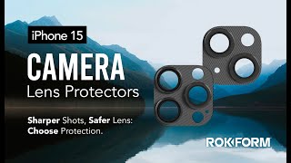 How to Install the Camera Lens Protectors  ROKFORM [upl. by Lachman]