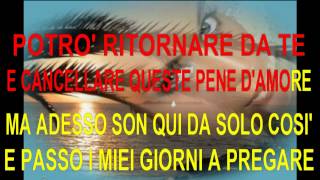 LACRIME AMARE  Orchestra MARIO RICCARDI KARAOKE [upl. by Ute334]