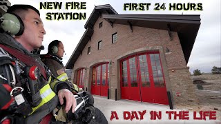 First 24 Hours in a New Fire Station  A Day in the Life [upl. by Afatsuom]