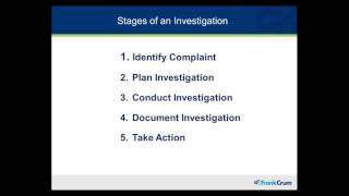 How to Conduct an Effective Workplace Investigation [upl. by Bascomb112]