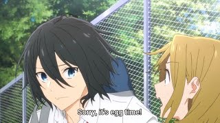 Sorry its egg time  Miyamura to Yoshikawa  Horimiya Episode 1 [upl. by Coulson]