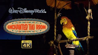 Walt Disneys Enchanted Tiki Room Full Show With Preshow Low Light 4K Walt Disney World 2021 03 05 [upl. by Lozano]