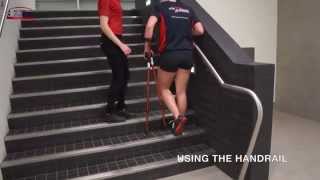 Using Crutches on Stairs [upl. by Kessiah]