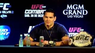 UFC World Tour Weidman vs Silva 2 Brazil Press Conference [upl. by Colinson]