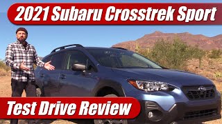 2021 Subaru Crosstrek Sport Test Drive Review [upl. by Tyrrell]