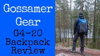 Gossamer Gear G420 Backpack Review 16lbs 42L Frameless [upl. by Nek]