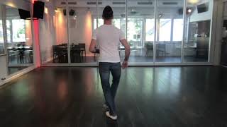 Ah Si Line Dance Tutorial deutsch [upl. by Esenej]