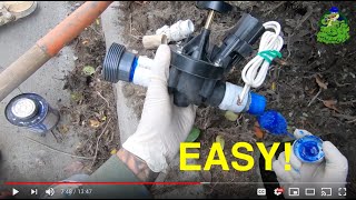 How to Replace a 1quot RainBird Valve [upl. by Atinej]