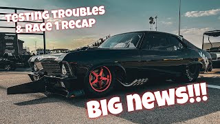 Troubles While Testing Big Announcement and Race 1 Recap From National Trails Raceway [upl. by Licastro118]