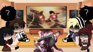 AOT 2nd gen react to Eren vs Reiner  2 guests  Part 2 [upl. by Eive915]