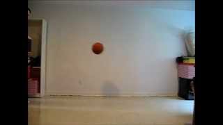 Bouncing Ball Basketball Reference 24fps [upl. by Rozek]