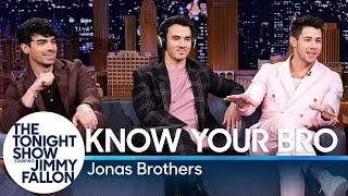 Know Your Bro with the Jonas Brothers [upl. by Attenreb923]