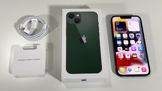 iPhone 13 Unboxing Green [upl. by Arawaj]