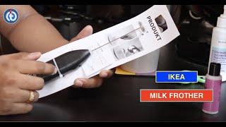 IKEA MILK FROTHER Review amp Battery Installation [upl. by Ynetruoc]