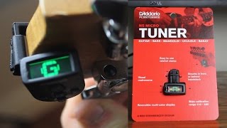 DAddario  Planet Waves NS Micro Tuner [upl. by Sidran]