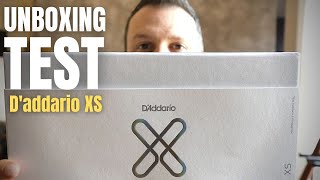 Daddario XS acoustic guitar coated strings unboxing  test  home and Pro Studio  Theyre cool [upl. by Gerius]