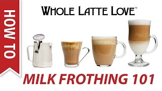 Milk Frothing for Beginners [upl. by Edieh24]