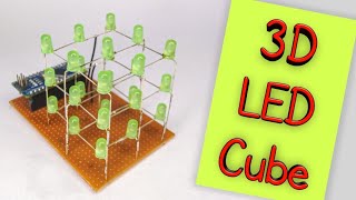 3x3x3 LED cube [upl. by Eusebio]