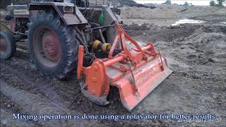 Soil Stabilisation using cement  HIGHWAY ENGINEERING [upl. by Ayerim]