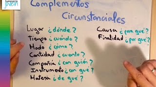 Complementos circunstanciales [upl. by Hildagard]