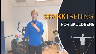 Styrkeøvelser for Skuldrene m treningsstrikk [upl. by Ijuy]