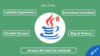 Java 8 complete tutorial in 3 hour with Realtime Example  JavaTechie [upl. by Yelruc425]