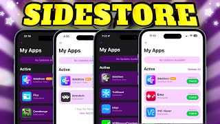 Sidestore iOS without Revokes  IPA Installation amp Refresh [upl. by Giamo]