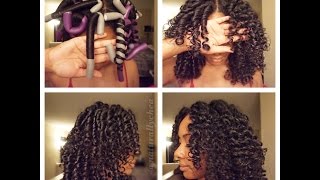 How to Roll Flexi Rods on Natural Hair [upl. by Morry]