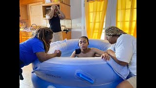 Home Birth Vlog  Natural Water Birth [upl. by Hermy]