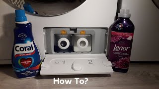 How To Clean The TwinDos System And Use The Refill Dispenser In a Miele W1 TwinDos Washing Machine [upl. by Bryant77]