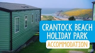 Crantock Beach Holiday Park Accommodation Cornwall [upl. by Neilla660]