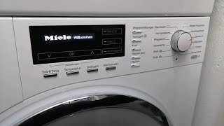 Miele PowerWash W1 20 TwinDos und Flusensieb Reinigen Clean [upl. by Boehmer582]